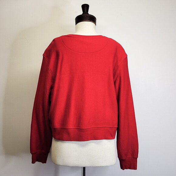 Warm Wonderful x Rowing Blazers Princess Diana Red Cropped Sheep Sweatshirt XXL - Picture 6 of 12